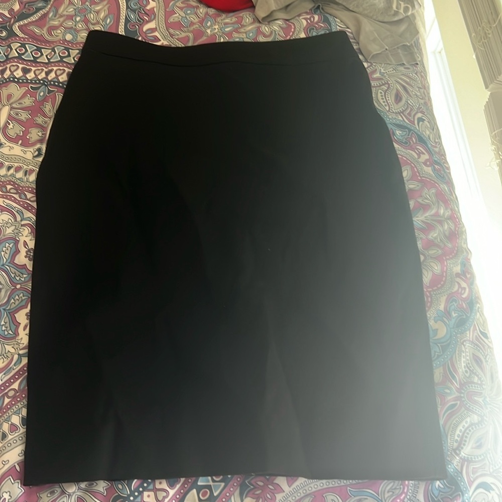 J Crew Black Pencil Skirt